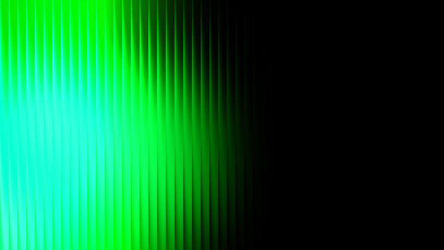 Abstract green vertical lines gradient background