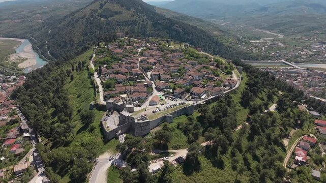 Amazing drone video of the castle of Berat in Albania