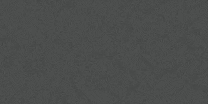 Abstract digital concept Topographic Contour smooth line Map Texture On Black Background With Subtle Line Pattern.

