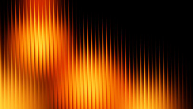 Abstract orange vertical lines background with gradient light effect