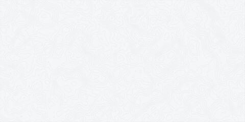 Topographic Contour Line Pattern Background With Abstract Elevation Map Style Lines And Seamless Design. © SAHELA