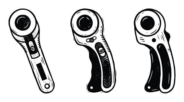 Rotary cutters for quilting, sewing and craft hobby supplies