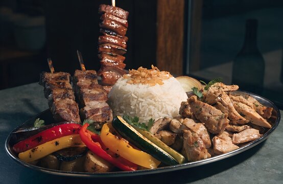 Turkish Mixed Grill Platter Gourmet Food Shoot