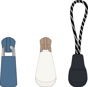 zipper, zipper puller, zipper head, zipper tab
