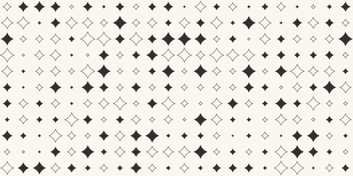 Seamless black monochrome geometric pattern background. Trendy futuristic perforated panel wall texture vector with dynamic circular halftone vibration effect.