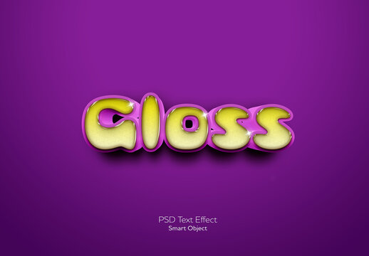 Gloss Text Effect