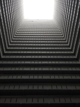 Looking Up Building Interior