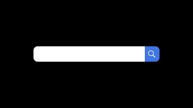Internet Web Browser Search Bar Animation