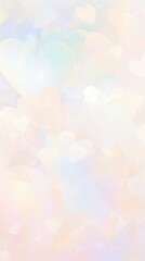 Blurred gradient Heart texture white.