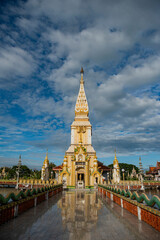 Naklejka premium THAILAND PRACHINBURI CITY WAT CHAENG