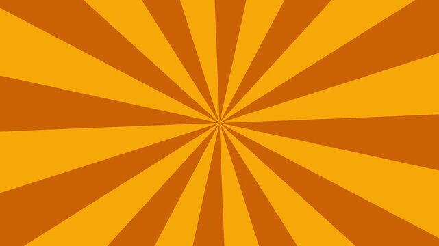 Abstract spiral line stripes animation background with sunburst rays motion. seamless radial wave loop, dynamic geometric light burst texture backdrop