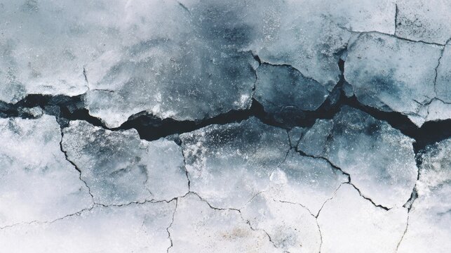ice winter background cracks grunge texture

