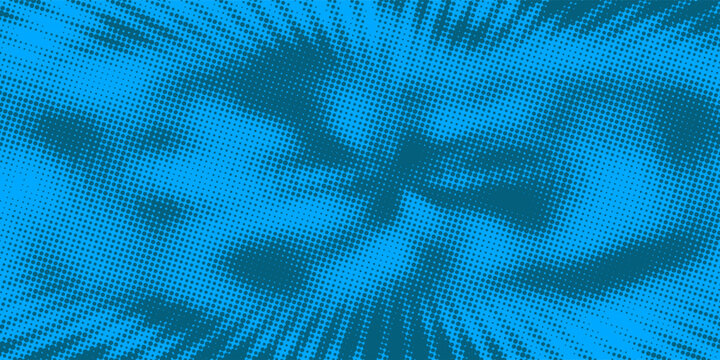 blue color halftone comic book cover background dotted gradient empty blank design element retro texture design