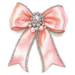 Naklejka premium Bow illustration accessories accessory.