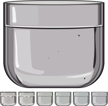 container metal tin can cartoon. conserve silver, packaging lid, ned template container metal tin can sign colorful illustration