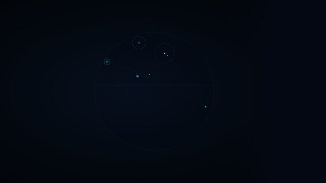 Global Youth Pulse Wireframe Earth Synchronized Action Motion Background 4K