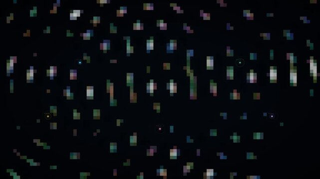Youth Collective Resonance Wave Interference Field Motion Background 4K