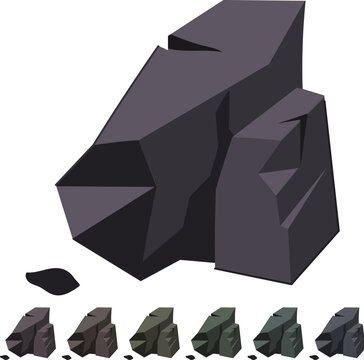 energy coal ore cartoon. fossil anthracite, bituminous lignite, subbituminous combustion energy coal ore sign vector