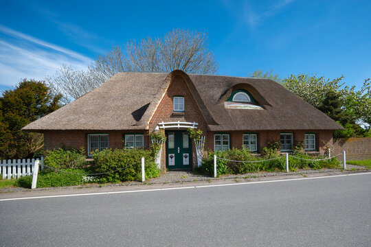 Reetdachhaus auf Pellworm.