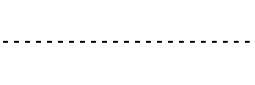 
Horizontal dotted line design for divider, underline, border element, poster layout