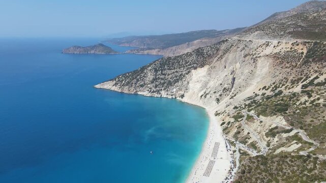 Amazing view of Myrtos Beach, Cephalonia, Ionian Islands, Greece