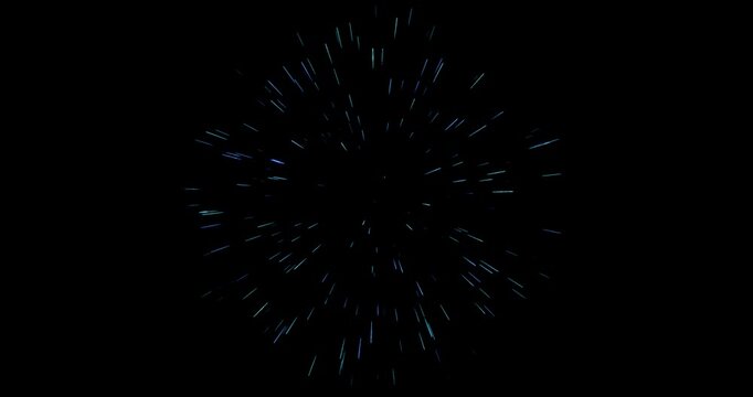 energy charging effect on black background