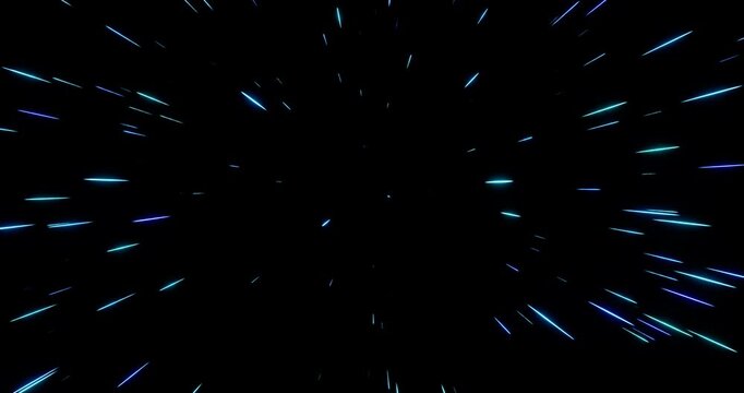 energy charging effect on black background