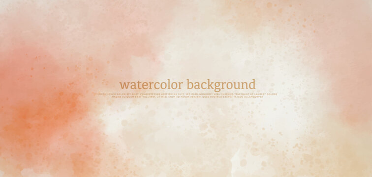 Abstract watercolor art background template. red pink brown watercolor backdrop empty space for text, banner, presentation or product display graphic design