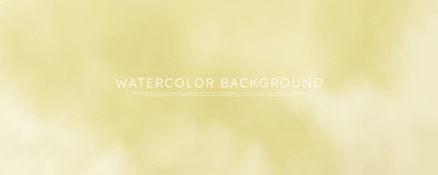 Abstract watercolor art background template. yellow green watercolor backdrop empty space for text, banner, presentation or product display graphic design