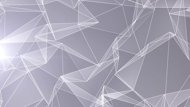 Geometric Patterns On A Plexus Canvas