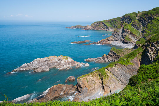 Hele Bay near Ilfracombe, Devon, England