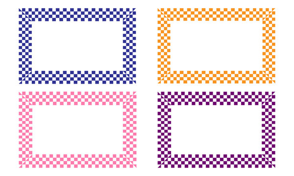 Rectangular Abstract Frame Pettern Design PNG Collection