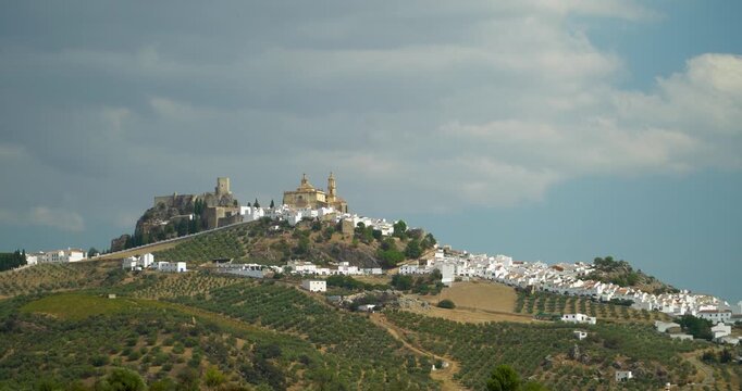 The historic city of Olvera in the province of C&aacute;diz, Andalusia, Spain.