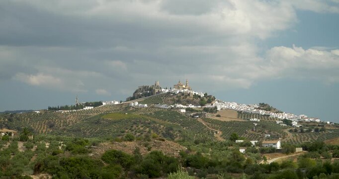 The historic city of Olvera in the province of C&aacute;diz, Andalusia, Spain.