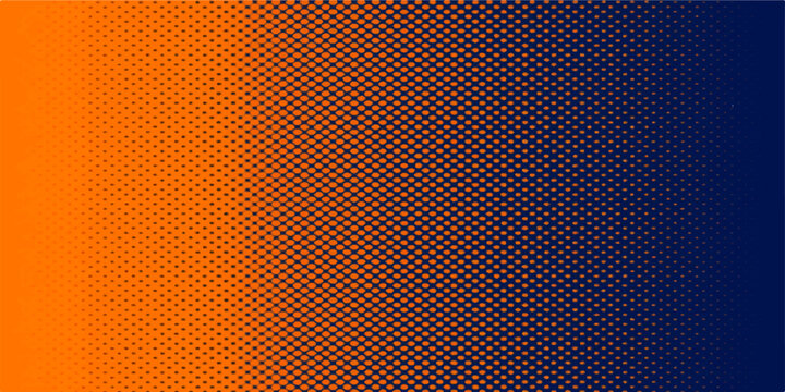 Seamless metallic grid pattern with an abstract black carbon halftone circle texture for a modern industrial steel vector background design