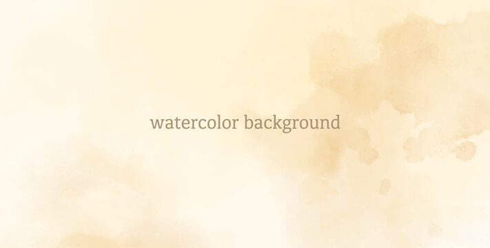 Abstract watercolor art background template. brown beige watercolor backdrop empty space for text, banner, presentation or product display graphic design