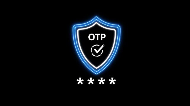 Businessman using smartphone for OTP verification with shield icon and password stars. of cybersecurity authentication two factor authentication 2fa  and secure online transaction.