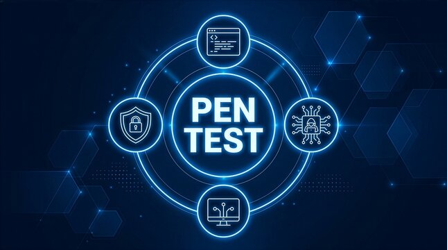 Pentest penetration test concept,is a security exercise where a cyber security expert attempts to find and exploit vulnerabilities in a computer.new