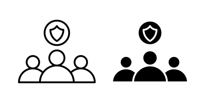 Cyber learning icon in outline and solid style, isolated on white background. Perfect for online education, digital training, and e-learning platform features in mobile and web design.