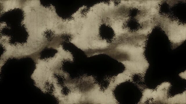 Abstract monochrome spotted texture with grainy irregular blotches on a light background