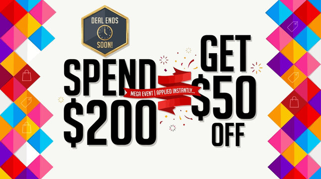 Huge Discount! Spend $200 and Get $50 Off - Limited Time Offer for Savings on Purchases