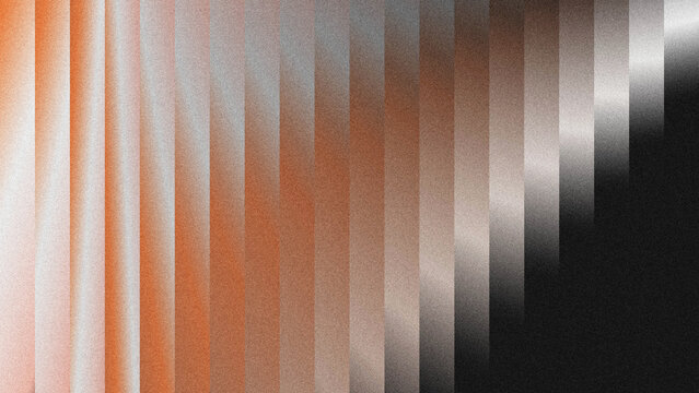 Abstract background with vertical gradient stripes in warm brown, terracotta, and black tones, featuring a textured grainy noise effect. 