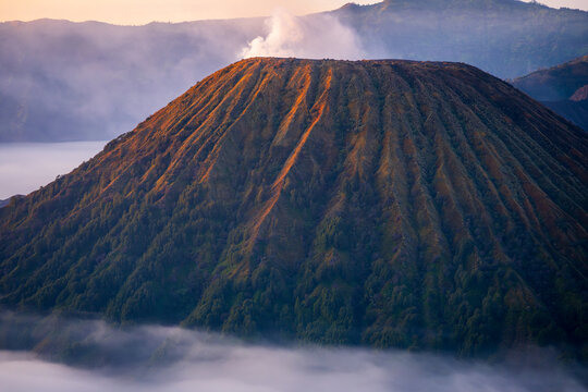 Mount Batok in East Java