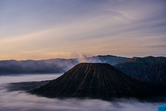 Mount Batok in East Java