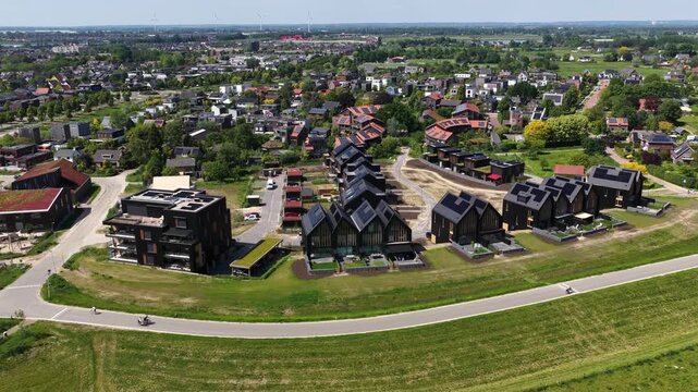 Aerial View of Ecovillage Community