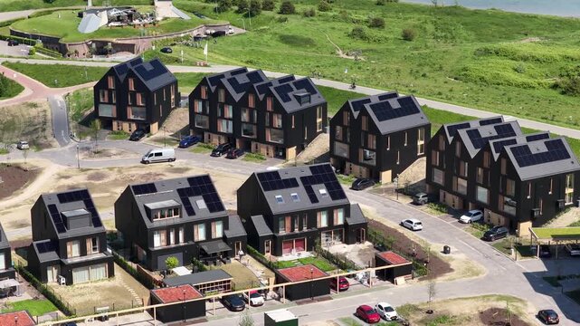 Aerial View of Ecovillage Community