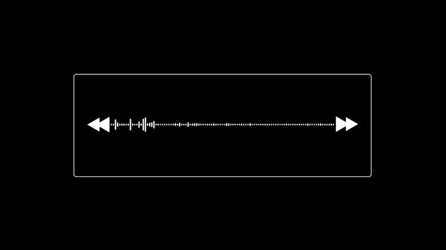 Glowing digital waveform with opposing arrows symbolizing audio communication, signal exchange, and modern networking technology.