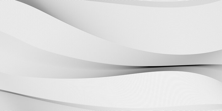 Abstract black and white wavy lines moire pattern background