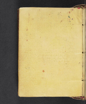 Blank page in an ancient 16th century Armenian Liturgical psalter and perpetual calendar manuscript