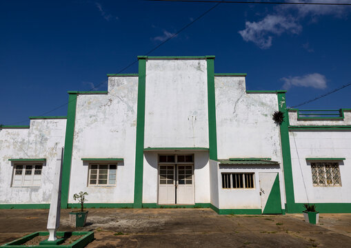 The old Clube Ferroviaro, Inhambane Province, Inhambane, Mozambique